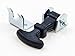 2 Pack Rubber Hood Catch Hold-Down Kit 2.5 Inches Inch Mini Easy Grip Draw Latch Zinc Plated Steel Brackets and Hardware Replacement 2 1/2 Inches Luggage Container Battery Box Tiedown LP Bottle Cover