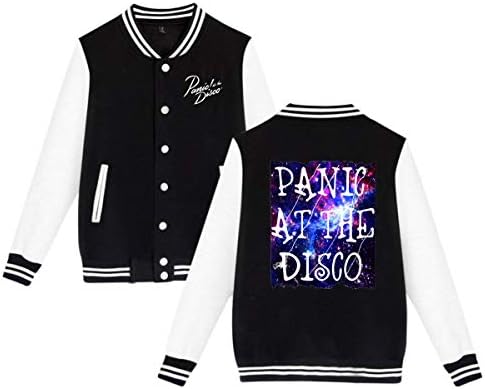 AOYQONMVP Panic at The Disco Mens Womens Baseball Jacket Sweater Sport Coat
