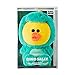LINE FRIENDS Dinosaur Sitting Doll - Dino Sally Character Plush 8 Inches, Green