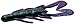 Zoom 080005 Ultra-Vibe Speed Crawfish Trailer, 3 1/2-Inch, 12-Pack, Junebug