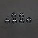 APG Black 3 Pairs (6 Pieces) Replacement Plastic Hooks for LG Bluetooth Earphones Headphones Earphones Also Fit Other Brands