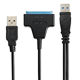 USB3.0+USB2.0 to SATA 22Pin Cable Adapter for 2.5inch HDD Hard Disk