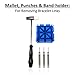 QwikFixxer Watch Repair Kit: 16 Universal Tools, Case Wrench, Watch Band Tool, Bonus Spring Bars