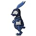 Paper Maker DIY Easter Bunny Decoration 3D Puzzle Rabbit Model Toys for Kids (Blue)