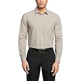 slim fit dress slacks Shop Slim-Fit Stretch Dress Shirt – Black main image 1