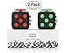 Fidget Cube Prime - Fun & Focus Toy for Children And Adults - Anxiety Attention Spinner Cubes, Perfect Gift For Autism, Anger, ADD, ADHD & PTSD - Red & Green