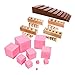 MonkeyJack Montessori Sensorial Family Set Brown Stair+Pink Tower+Cylinder Blocks Toy Gift for Kids