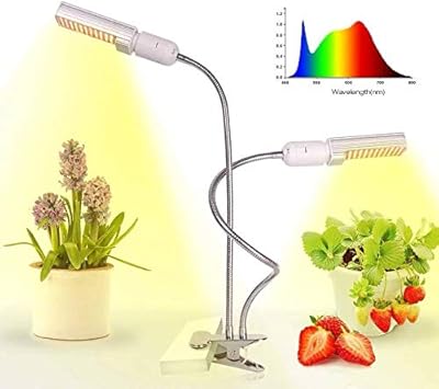 Amazon Co Jp Led植物育成ライト Yummybuy 植物育成ライト 室内栽培led 植物ライト Led ダブルスイッチ 360 調節可能 交換可能な電球 水耕栽培ランプ 人工観葉植物 園芸 家庭菜園 水草栽培 多肉植物育成用 室内園芸 クリップ式 Usb 省エネ 低消耗 Diy 工具 ガーデン