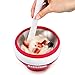 Zoku Ice Cream Maker, Compact Make and Serve Bowl with Stainless Steel Freezer Core Creates Soft Serve, Frozen Yogurt, Ice Cream and More in Minutes, BPA-free, 6 Colors, Orange