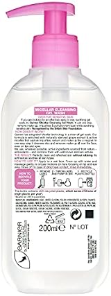 Garnier Micellar Gel Face Wash Sensitive Skin 200ml Gentle Cleanser view 9