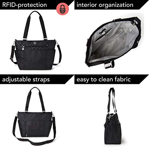 BG by Baggallini Austin Tote Lightweight, Water Resistant, CarryOn