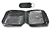 Tom David Lewis Compact Multi-Purpose Organizer Zipper Pouch Purse with Leatherette Key Fob - Versatile Cosmetic Bag, Makeup Bag, Vanity Bag, and Travel Toiletry Bag for All Your Essentials