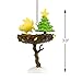 Hallmark Resin Figural Woodstock in Nest Christmas Ornaments