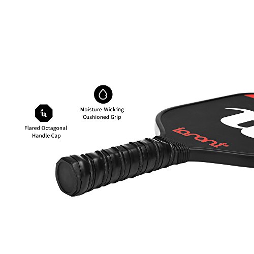 ianoni Graphite Composite Pickleball Paddle Pickleball Racket with Graphite Face & Polymer Honeycomb Core,Balanced Weight,Low Profile Edge,Meets USAPA Specifications - Thumbnail 3