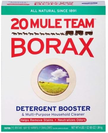 20 Mule Team Borax Detergent Booster & Multi-Purpose Household Cleaner 65 oz. Box - 1 Pack (2 Case (65 oz))