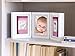 Pearhead Babyprints Baby Handprint and Footprint Deluxe Desk Photo Frame & Impression Kit, Tabletop Nursery Keepsake For Baby Girl Or Baby Boy, White