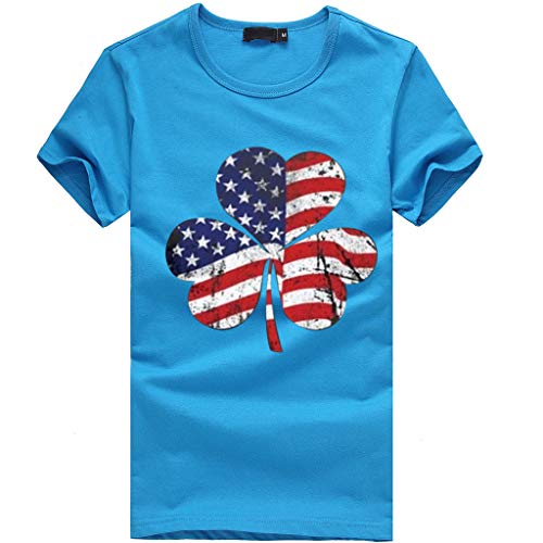 NIKAIRALEY T-Shirt Women's American Flag Camo Sleeveless Tank Tops 4th of July Racerback Shamrock Stripes Patriotic Blouse