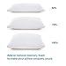 SWTMERRY Memory Foam Pillow, Standard Size Pillows for Sleeping Adjustable Loft Firmness Shredded Hypoallergenic Headrest Cushion for Travel/Home/Hotel Collection Washable Removable (50 x 66cm)
