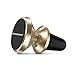 Dowswin Universal Magnetic Phone Car Mount, 360 Degree Rotating Air Vent Alloy Phone Holder Cradle for iPhone 7 Plus/ 7/6 /6S Plus /Samsung Galaxy S7 /S6 /Note 5 /Note 4 HTC LG Sony Boardly (Gold)