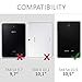 kwmobile TPU Silicone Case Compatible with Samsung Galaxy Tab S4 10.5 - Case Soft Flexible Shock Absorbent Cover - Black Matte