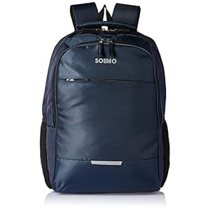 Amazon Brand – Solimo Laptop Backpack for 15.6-inch Laptops, 30L (Blue)