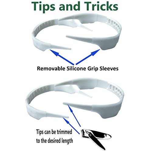 Slick Collar Adjustable Shirt Collar Support Bundle with Collar Stays