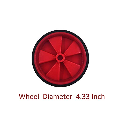 HUWAY Training Wheels for Children's Bicycle stabiliser (for 14 16 18 20 inch Bike) (red) - Thumbnail 3