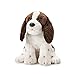DEMDACO Springer Spaniel Plush Fabric Beanbag Figure Toy Brown and White, 6 Inch