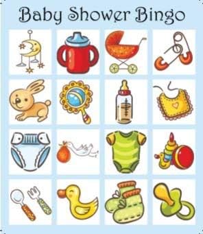 Rustic Robin Baby Shower Bingo Game Baby Party Bingo Game Cards for 16 Players Guests Fun Party Activity, Unisex, Boy Girl - Image 5
