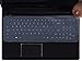 Universal Silicone Keyboard Protector Cover Skin for 15.6"-17.3" Laptop Notebook with Numeric Keypad Keyboard, Clear primary