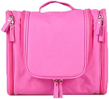 Hanging Toiletry Bag For Women， Large Capacity Waterproof Camping Gym Portable Tolirtries Bags Multifunction Cute Flat Travel Makeup Bag
