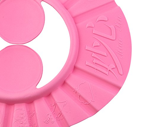 Zcargel Hot Sale Upgraded version Adjustable Safe Shampoo Shower Cap Ears Protect Bath Soft Cap For Baby