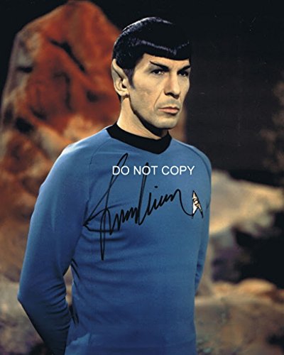 Leonard Nimoy As Spock Reprint Signed Autographed Photo #4 Rp Star Trek