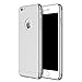 Anyos iPhone 5 5S SE 3 in 1 Hard Case, Electroplate Ultra-Thin Shockproof Protective PC Cover for iPhone 5 5S SE 4.0 inch (Silver)