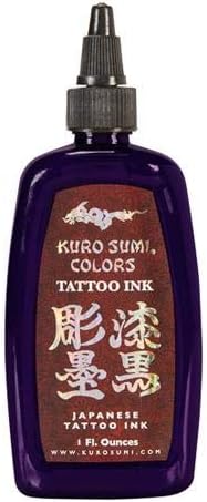 Kuro Sumi Tattoo Ink, Pacific blue, 1 Fluid Ounce