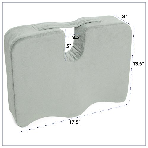 Milliard Coccyx Seat Cushion, Foam Comfort Orthopedic Coccyx Wedge