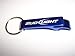Bud Light Blue Metal Bottle Opener Keychain