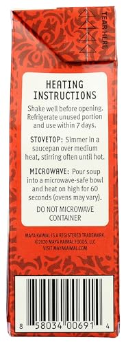 MAYA KAIMAL SAVORY SPICED LENTIL SOUP, 17.6 OZ
