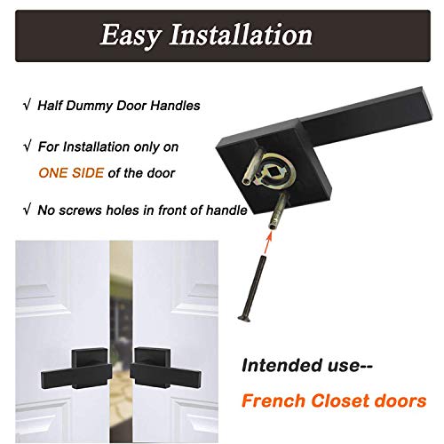 Probrico [Pack of 1]Door Lever Dummy Lever Door Handle for Closets