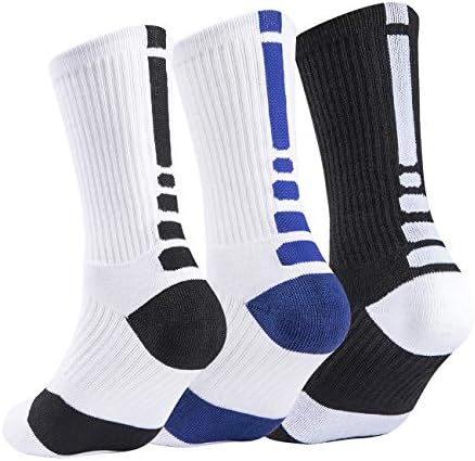 Elite Basketball Socks Cushion Athletic Long Sports Outdoor Socks Dri-fit Compression Sock for Boy Girl Men Women 6.5-11.5