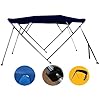 Brightent-Bimini-Top-6-Different-Size-3-4-Bow-Boat-Canopy-Cover-with-Free-Support-Poles-and-Towel-Clips