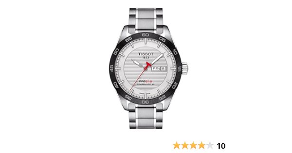 Amazon.com: Tissot T100.430.11.031.00 PRS 516 Powermatic 80 Reloj  automático para hombre : Ropa, Zapatos y Joyería