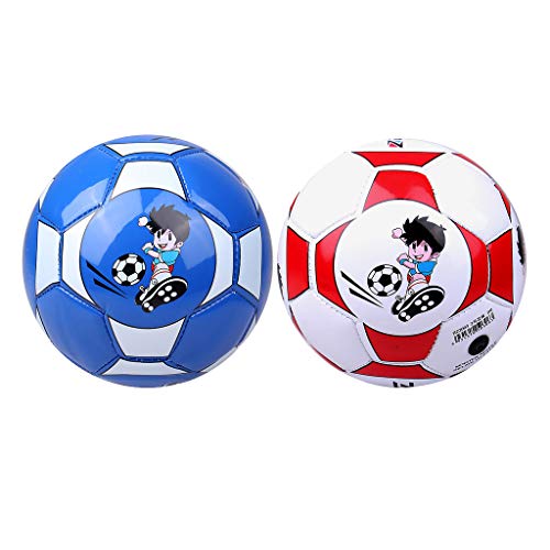 Pack Of 2 PU Leather Football Size 2 Soccer HighExpects
