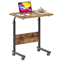 SogesHome 23.6 inch Adjustable Mobile Bed Table