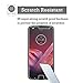 For Moto Z2 Force Tempered Glass Screen Protector, Lushim [2Pack] [Anti-scratches] [9H Hardness] [Crystal Clear] [Bubble Free] Screen Protector For Motorola Moto Z Force Edition 2nd Gen
