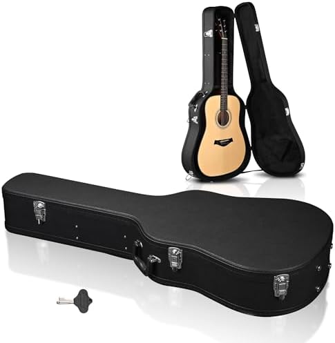 Amazon.com: Washburn Deluxe Acoustic Folk Guitar Case (GCFDLX