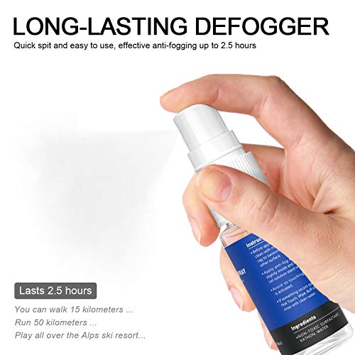iGK Anti Fog Spray for Safety Glasses, Long Lasting Defogger for
