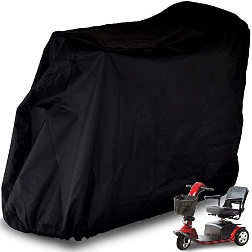 Upgraded Mobility Scooter Storage Cover, 420D Oxford Fabric Scooter Weather Cover with