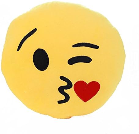Soft Emoji Bedding Pillow Cushion Car Sofa Pillow Stuffed Plush Toy Novelty Home Decor (#1)