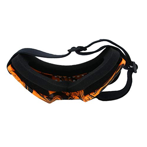 Yunhigh Motorcycle Goggles Over Glasses Ski Snowboard Snowmobile Riding Motocross Goggles Yellow Lense Windproof Anti-Fog Anti-Slip Winter Outdoor Protective Glasses for Men Women